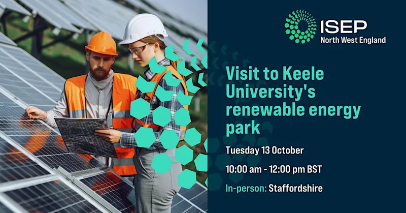 NW131026 Visit to Keele University's renewable energy park