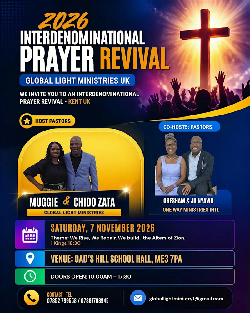 2026 Interdenominational Prayer Revival | Global Light Ministries UK