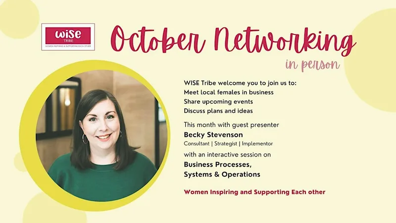 October Wisetribe Networking for Women in Business