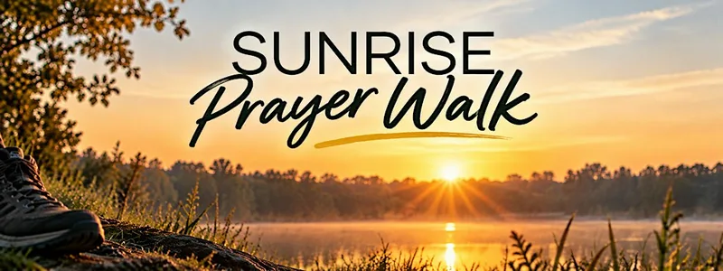 Sunrise Prayer Walk