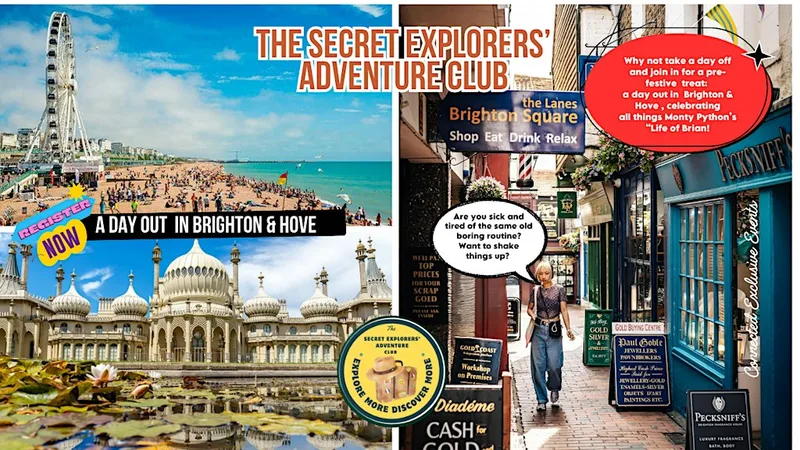 The Secret Explorers' Adventure Club: A Day out in Brighton & Hove.