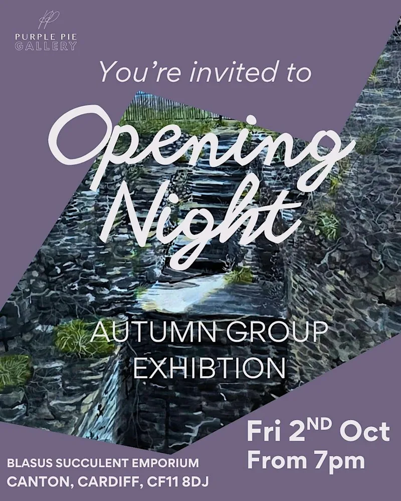 Purple Pie Gallery | Autumn Group Exhibition Opening Night