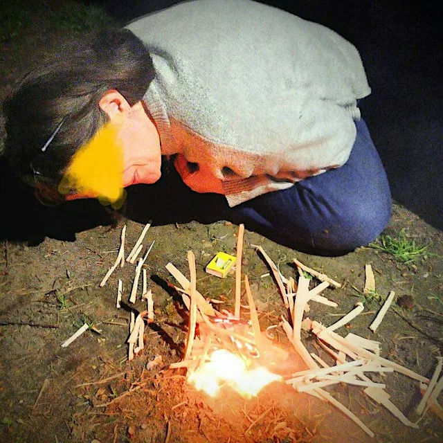 Fire-starting challenge workshop with WildFire Social Club