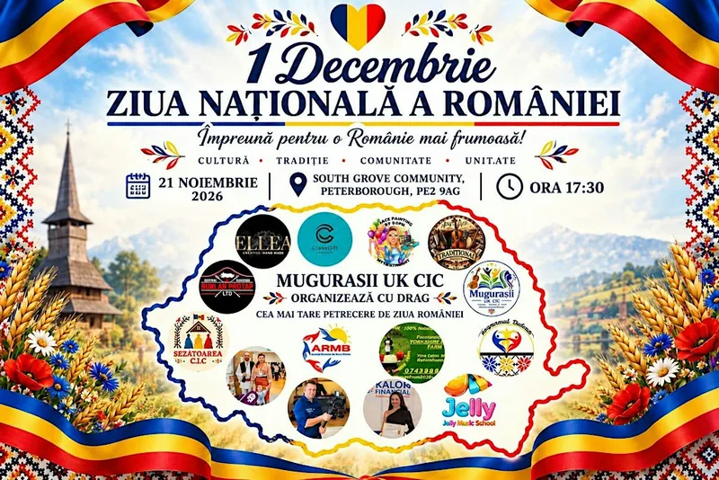 ZIUA NAȚIONALĂ A ROMÂNIEI – PETERBOROUGH 2026