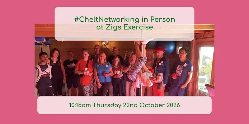 #CheltNetworking in Person at Zigs Exercise