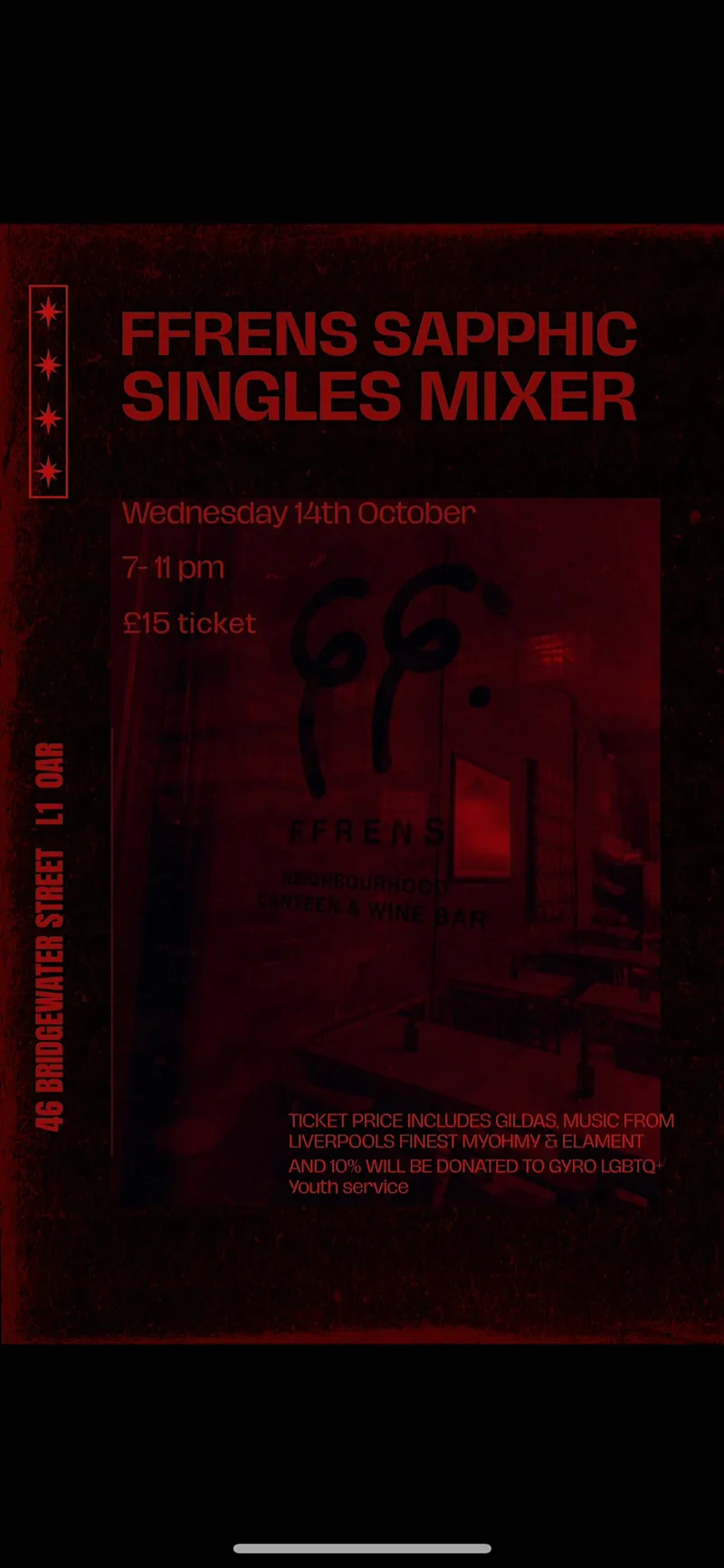 Ffrens sapphic singles mixer