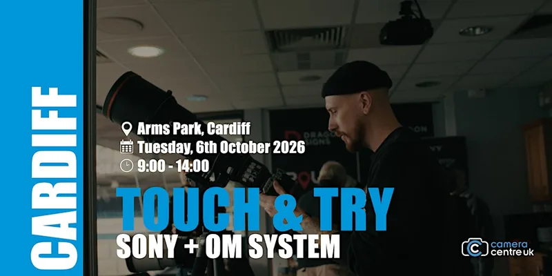Sony & OM System Touch and Try Day at Cardiff Arms Park