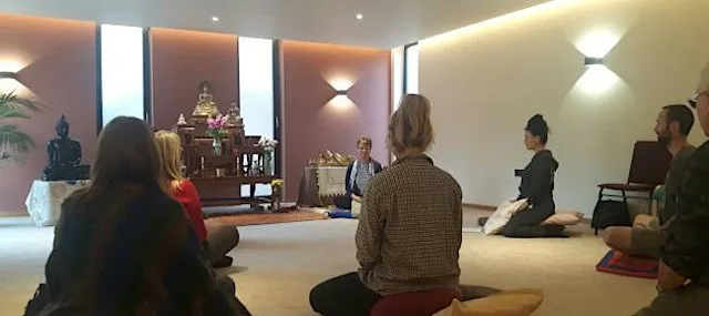 Mindfulness of breathing meditation