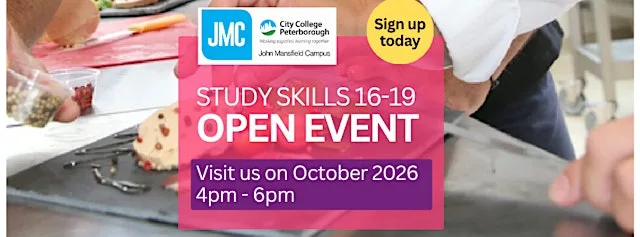 Study Skills 16-19 City College Peterborough Open Event