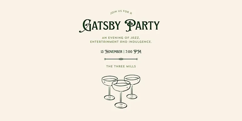 Gatsby Evening at The Three Mills
