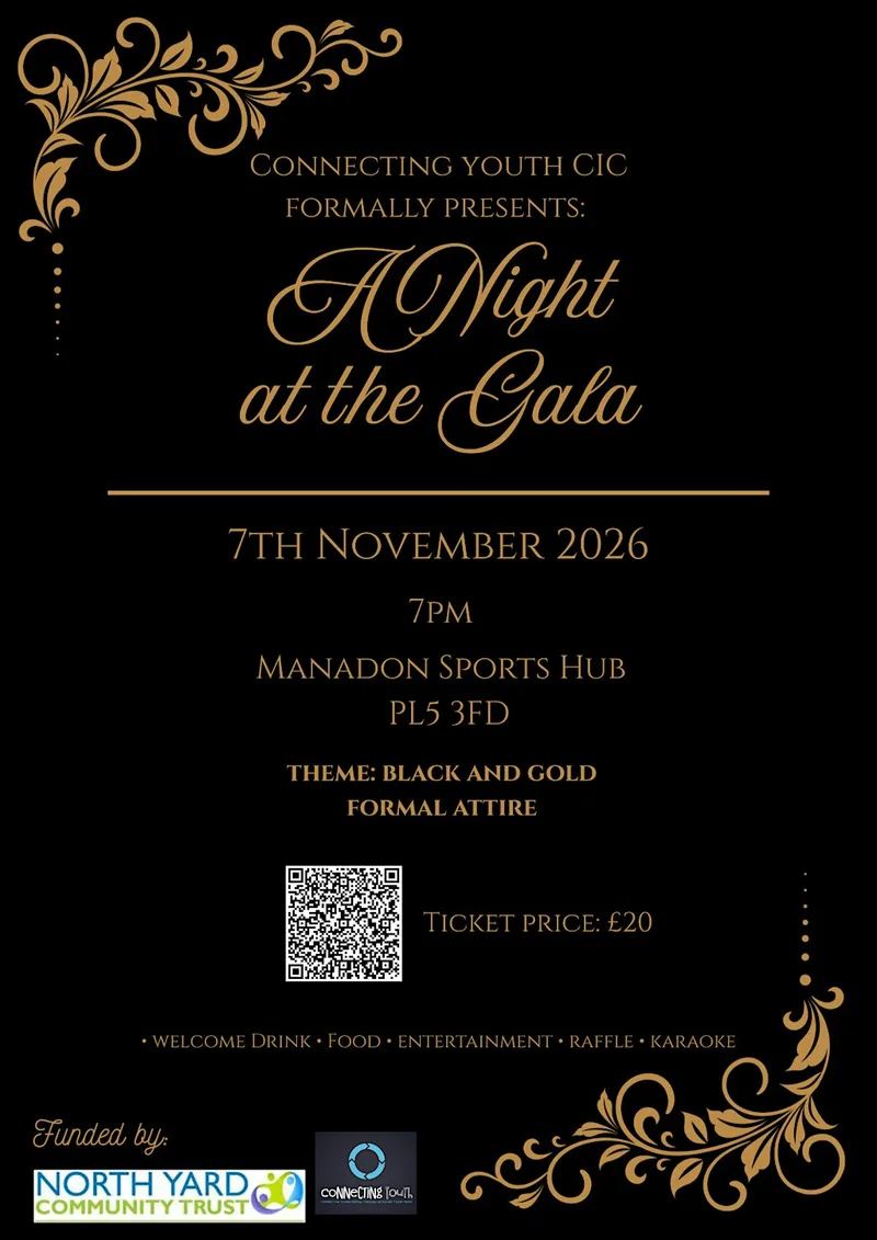 Connecting Youth CIC presents: A NIGHT AT THE GALA