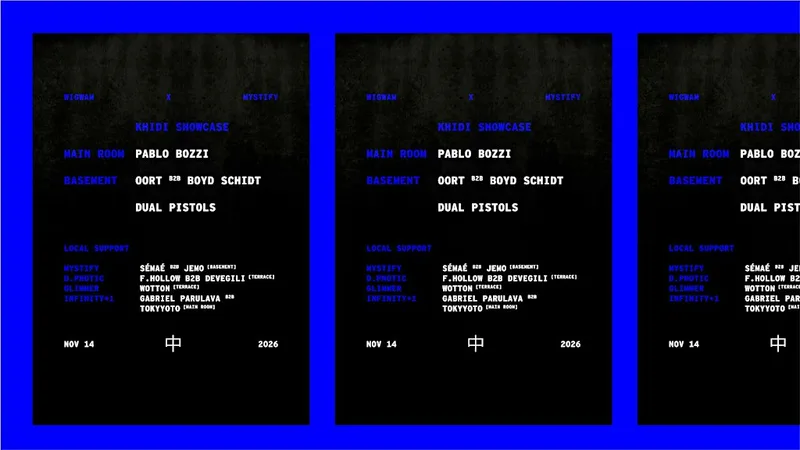 Wigwam x Mystify: KHIDI Showcase w/ Pablo Bozzi & more