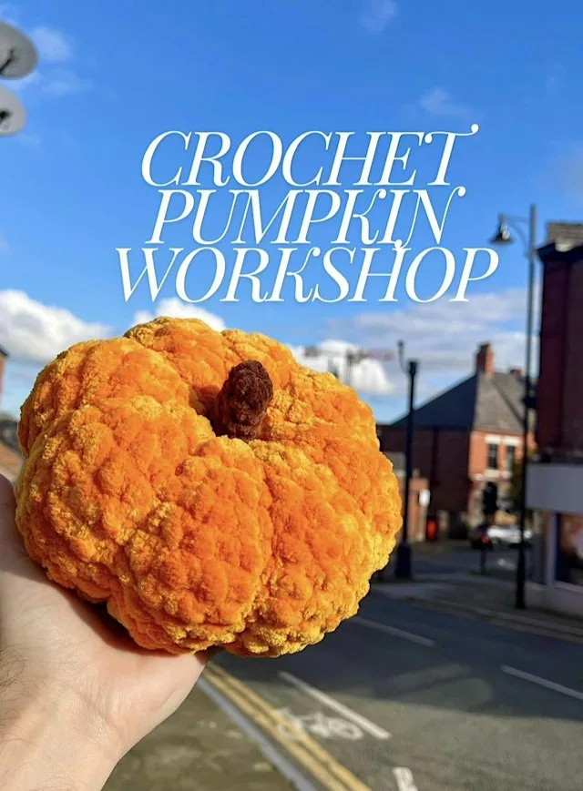 JUMBO CROCHET PUMPKIN WORKSHOP | Manchester Wool & Yarn