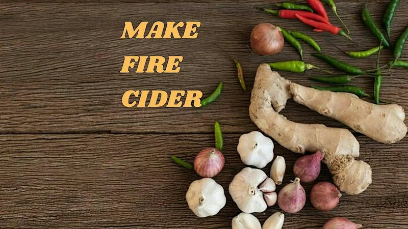 Fire Cider Vinegar herbal remedy-making workshop