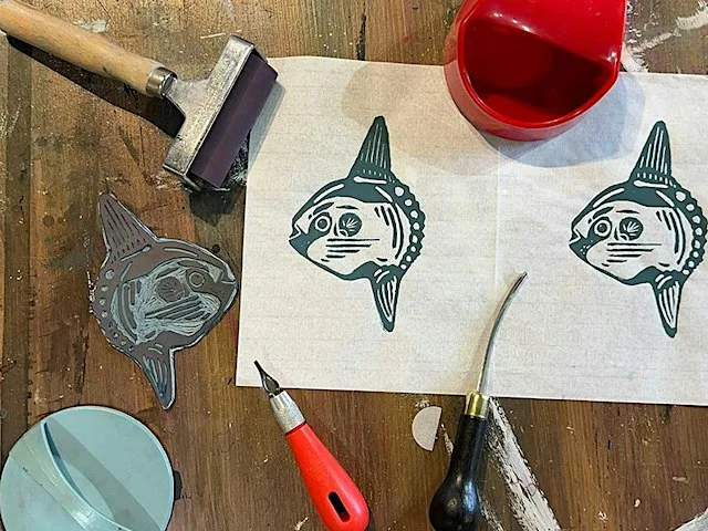 Lino Printing Taster Workshop