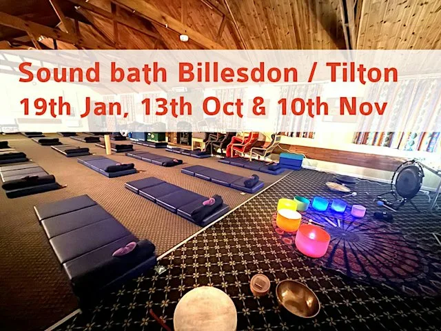 Sound Bath Topstones near Tilton and Billesdon