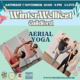 Aerial Yoga at Winter Wellfest