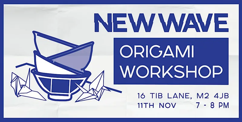 Origami Workshop at New Wave Ramen with Nia Makes