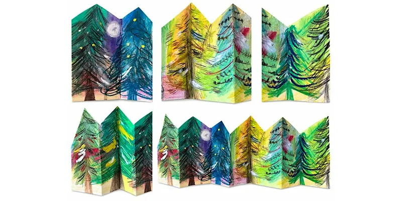 Concertina Fantasy Forests with Clare Turner (Paisley Art)