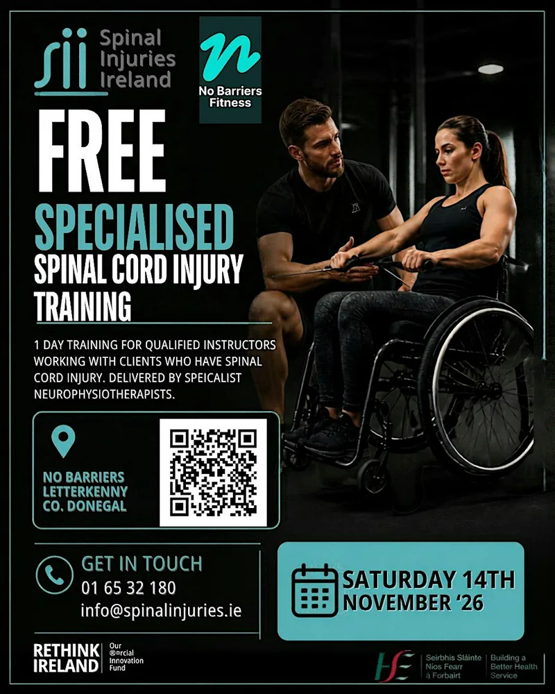 Spinal Cord Injury Awareness Training for Qualified PT instructors