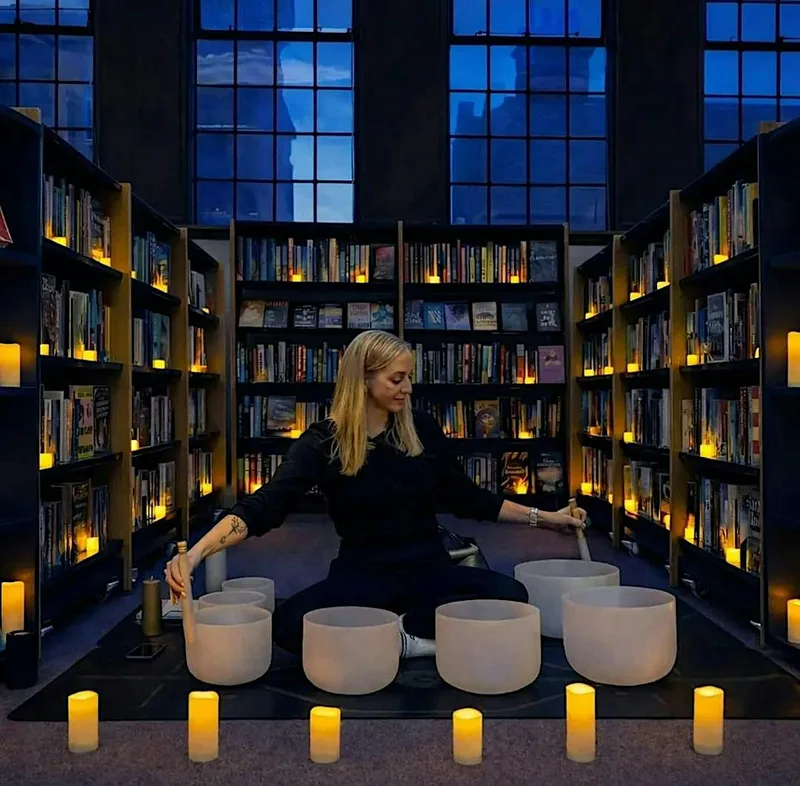 Harrogate library soundbath