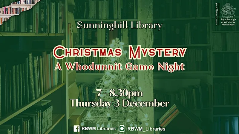 Sunninghill Library Christmas Mystery Night
