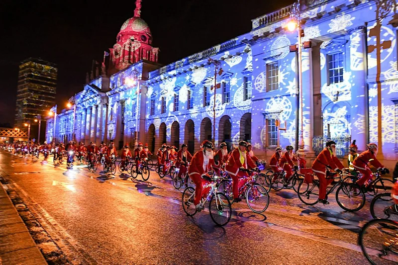 Dublin Santa cycle