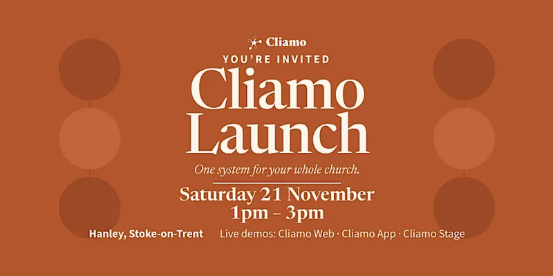 Cliamo Launch: One system for your whole church