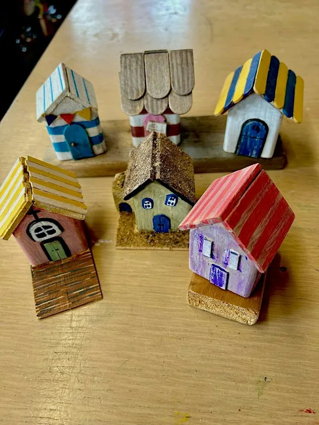 Creative Mondays at Combe Valley: Recycle and Reuse: Miniature Houses