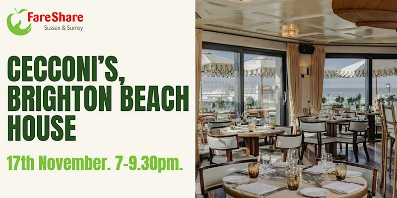 Seasonal Surplus Supper Club with Cecconi's, Brighton Beach House