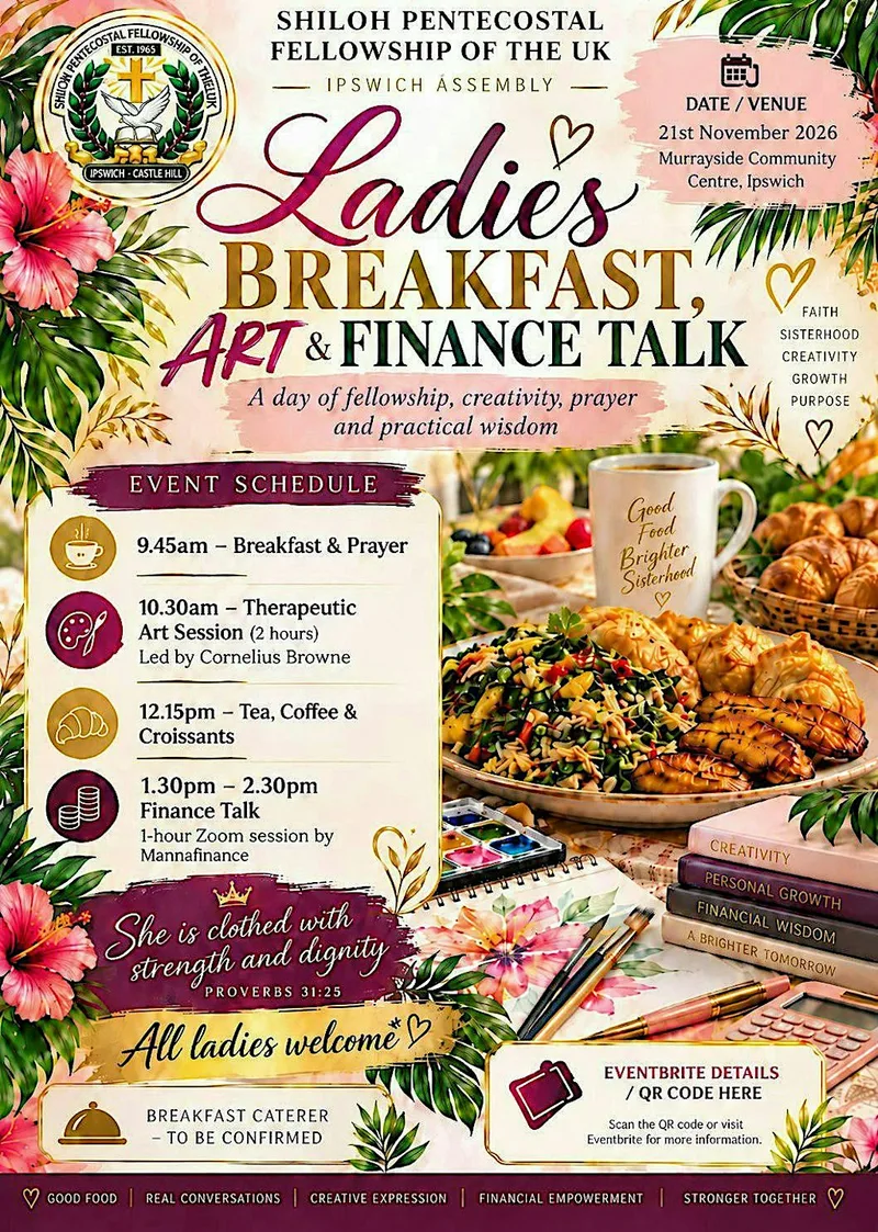 Ladies' Breakfast, Therapeutic Art & Finance Talk