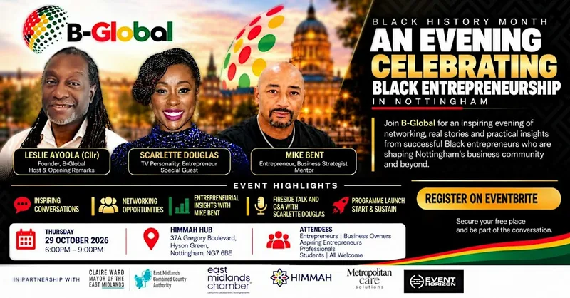 BHM 2026: An Evening Celebrating Black Entrepreneurship in Nottingham