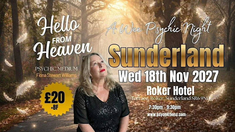A Wee Psychic Night in Sunderland at Roker Hotel