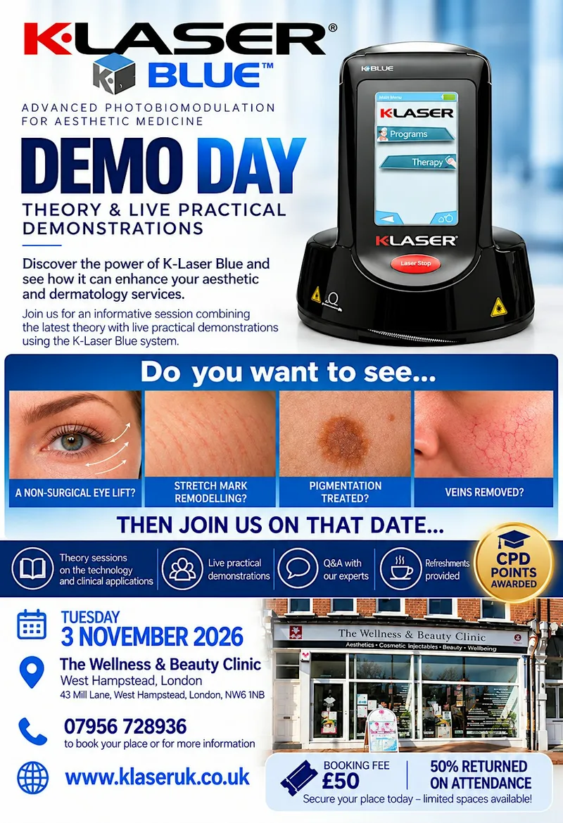 K-LASER BLUE AESTHETICS DEMO DAY