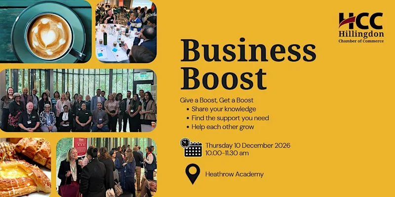 Business Boost | Small Business Networking at Heathrow Academey