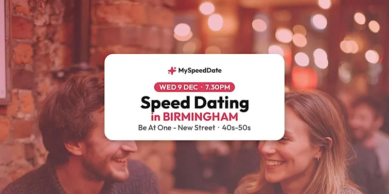 Speed Dating in Birmingham | 40s-50s | MySpeedDate