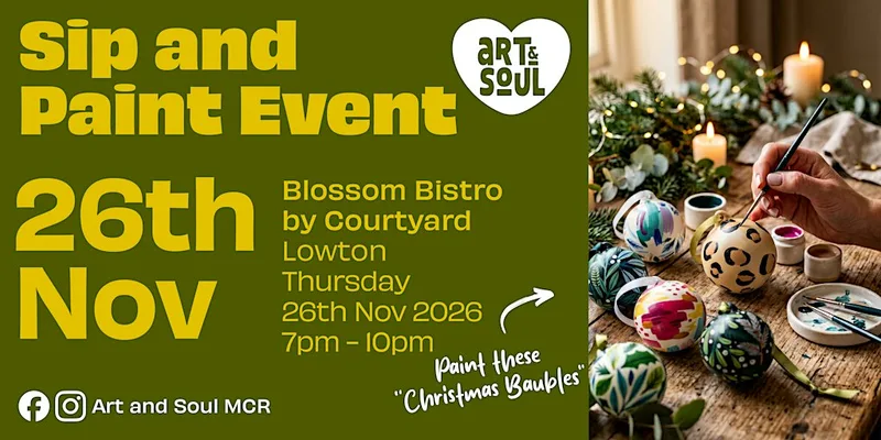 Sip and Paint Night at Blossom Bistro by Courtyard, Lowton