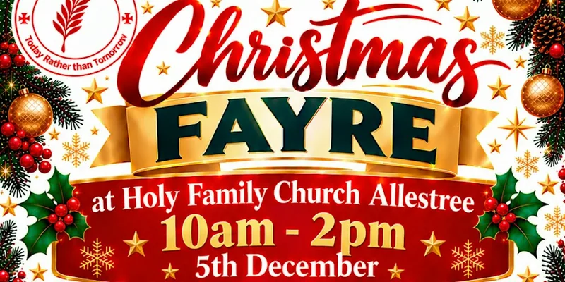 Christmas Fayre Holy Family Church, Allestree, Derby