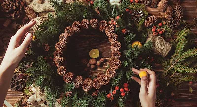 Christmas Wreath Making at Coppa Club Henley