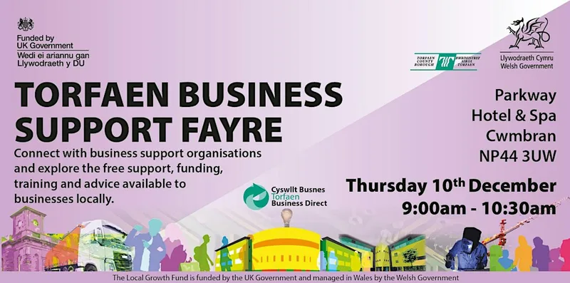 Torfaen Business Support Expo Cymorth Busnes Torfaen - Cwmbran