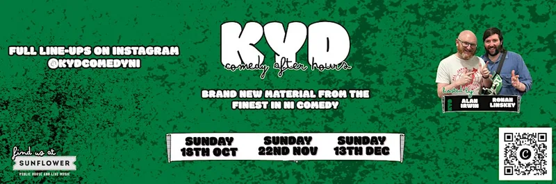 Kill Your Darlings Comedy Club at The Sunflower