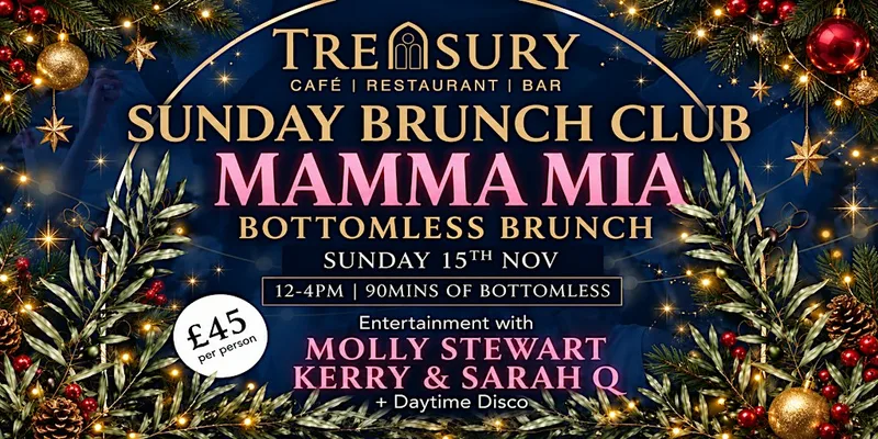 Mamma Mia Christmas Bottomless Brunch with Molly Stewart & Friends