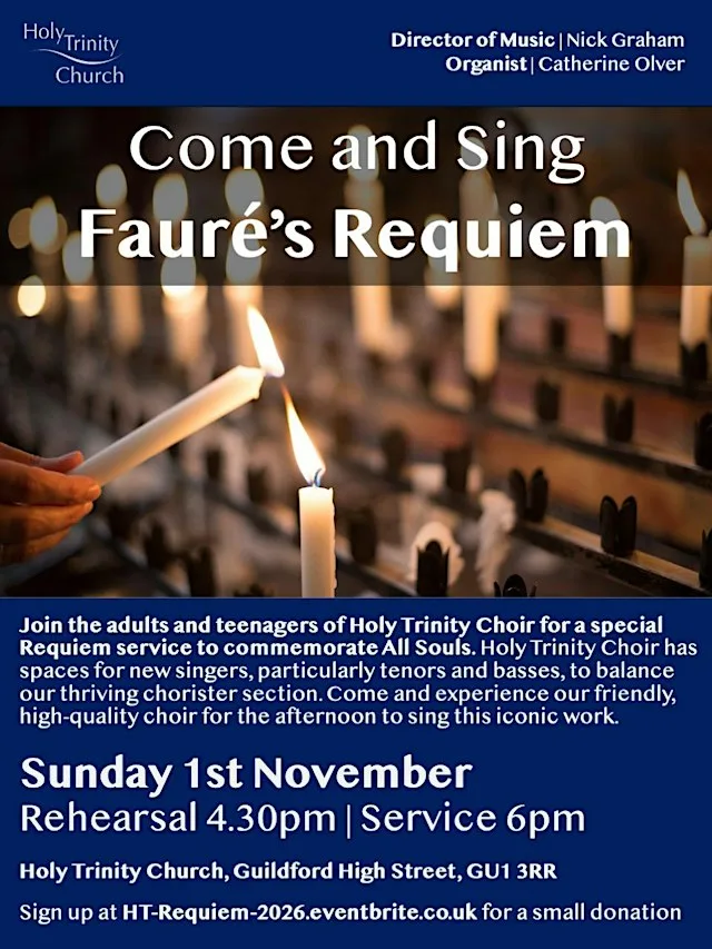 Come and Sing: Fauré Requiem 2026