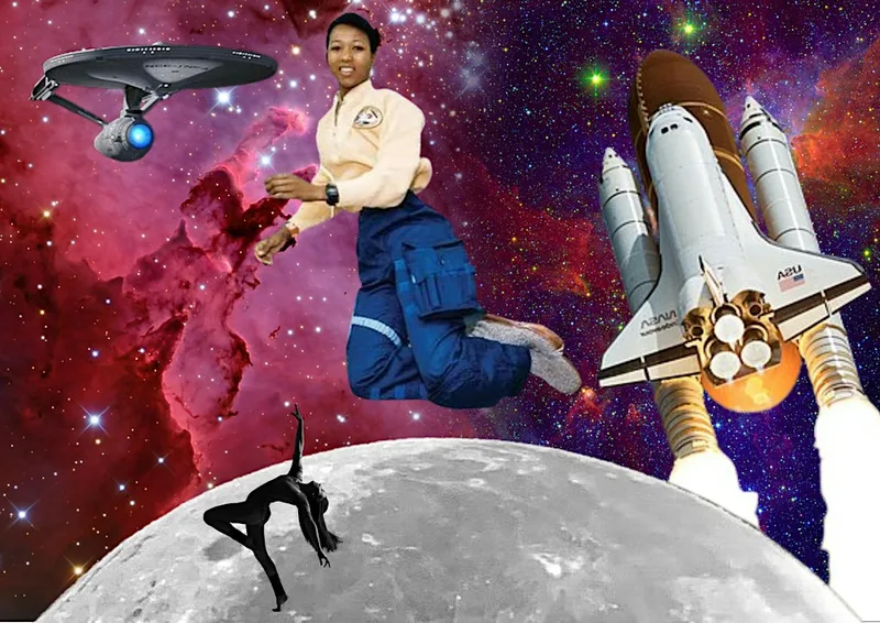 Icons of Black History – creative collage at Kensal Library