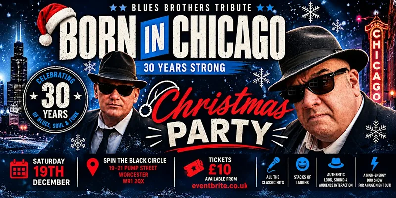 Born in Chicago – Blues Brothers Tribute Christmas Party