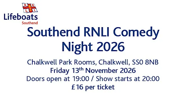 Southend RNLI Comedy Night 2026