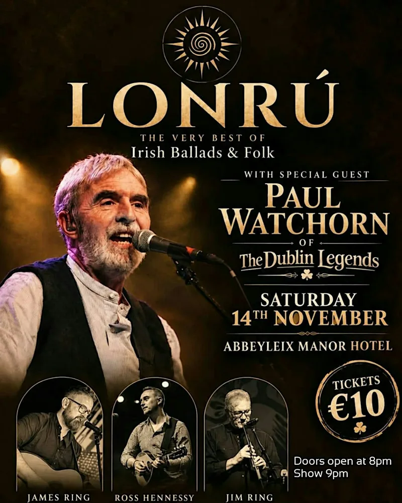 Lonrú with Special Guest Paul Watchorn