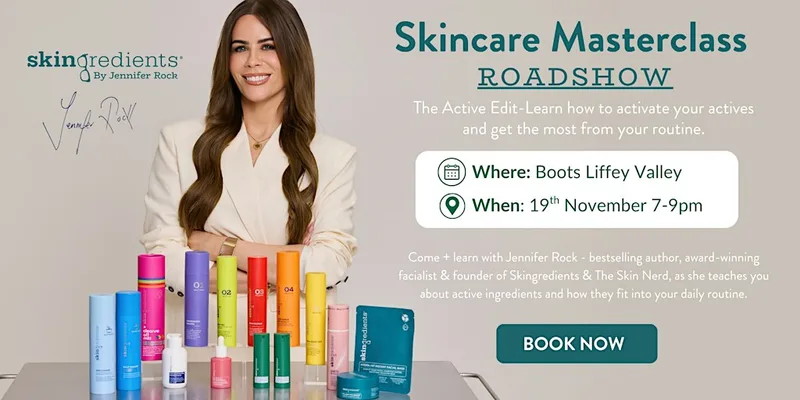 Skingredients Active Edit Masterclass with Founder Jennifer Rock
