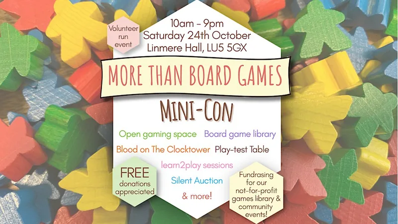 The More Than Board Games Mini-Con & Fundraiser