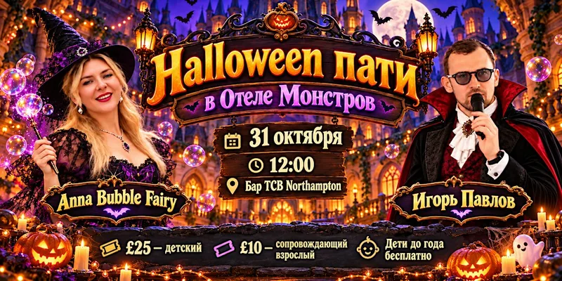 Halloween пати для детей - Northampton!